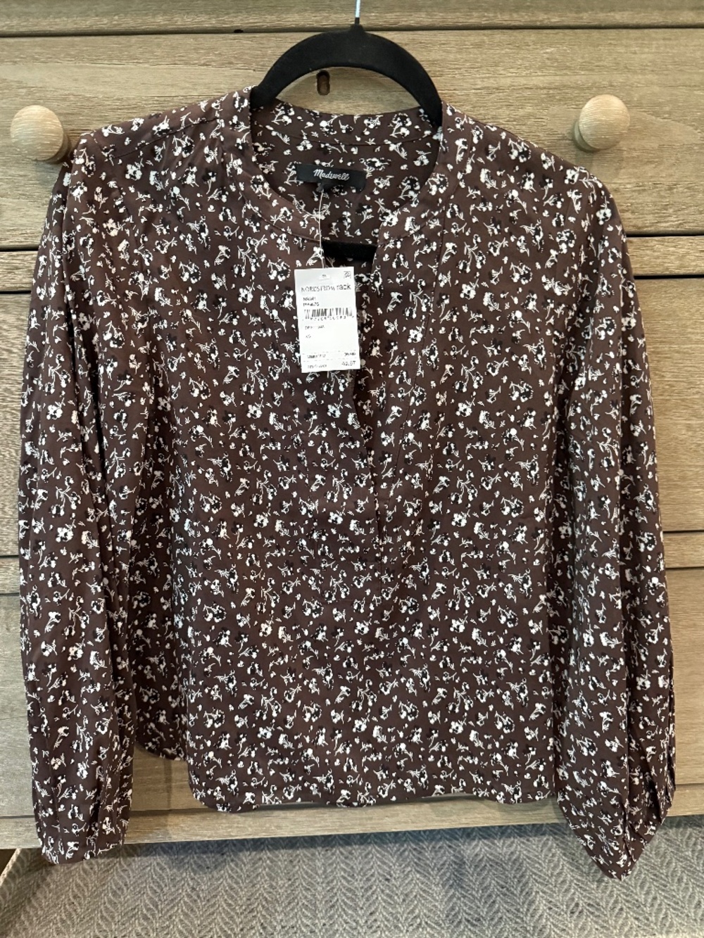 Madewell Brown Blouse